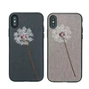 Retro literary three-dimensional embroidery dandelion all-inclusive shatter-resistant mobile phone protective shell for iphoneXR