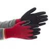 tear- resistant latex dipped polyester lining work gloves