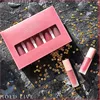 5PCS Waterproof Long-lasting Matte Lipgloss Matte Lipstick Lip Gloss Set