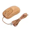 new product on china market USB wired bamboo wooden computer mouse for gift