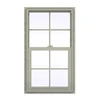 UPVC Single Hung French Window,Good Price Vertical sliding window