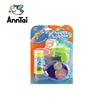 Kids electric blowing bubble machine toy with skin packing