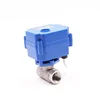 DN25 1"NPT DC3-6V12V24V 3Wires Input Control With Power Off Auto Return 2way Motor Operated Actuator Electric Actuator Valve