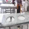 Bianco carrara ogee edge marble tops countertop worktop for kitchen bathroom counter sale