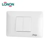 Two Gang Two Way Skillful Technique European Light Touch Switch