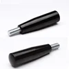 Black Machine Handle with M8 External Thread, Fixed Taper Grips