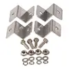 Solar Panels Mounting 38mm Width Z shape shelf Brackets Mounts Kit for RV Boat Off Grid Roof