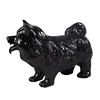 Wholesale black antique display statue animal fiberglass mannequin dog