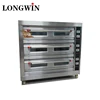 Hotel Used Large Capacity 3 Deck 6/9 Pans Brick Pizza Bakery Oven