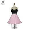 Fashion Sweetheart Short Night Party Skirt Pink Puffy Dubai Prom Dresses