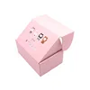 Carton Brown Hot Stamping Gold Silver Cosmetic Airplane Single Wine Sewing Suitcase Paper Box Packaging Clothing