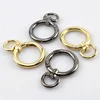 Meetee F1-7 Metal Handbag Buckles Bag Strap Openable Keyring Dog Chain Buckle Snap O Rings