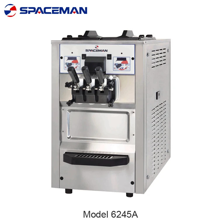 Spaceman Ice Cream Machine Parts High Efficiency Soft Ice Cream Machine