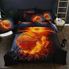 Wholesale Luxury Classical New Basketball Fire Bedding Comforter 3d Bedding Set Of Four