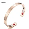 Brass Pure Copper Magnetic Bracelet Arthritis Therapy Energy new gold copper bangle bracelets