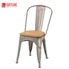 HOT SALE restaurant Metal frame chair wood and metal chairs