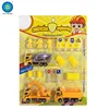 2019 plastic construction sets pull back car engineering vehicle kids mini car toy