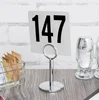Supermarket/Restaurant Tabletop Metal Menu Table Number Holder Display Stand Rack