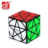 Flexible rotation 6.0cm plastic square pentacle stickerless cube from QIYI