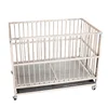 Stainless Steel Running Cage Activity Live Display Folding Bed Dog Pet Shop Hospital