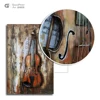 Handmade and oil painting musical instrument wall art 3d decor ready to ship