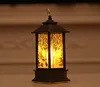 Vintage Christmas Lantern kerosene lantern Decorative led Snowman lantern