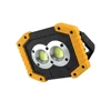 20w cob Emergency traffic warning working light Waterproof Searchlight Flood Torch USB Rechargeable led Work Light With Stand