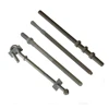 Hot dip hot dip galvanizing stud bolt with nut for power transmission line