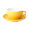 Top quality custom 80ml 250ml ceramic coffee espresso cup and saucer
