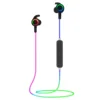 new model color change LED earbuds color change neckband LED earphones bluetooths