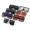 Custom 2019 Big Frame Rectangle Women Fashion Plastic Oversized Shades Sun Glasses Sunglasses Women