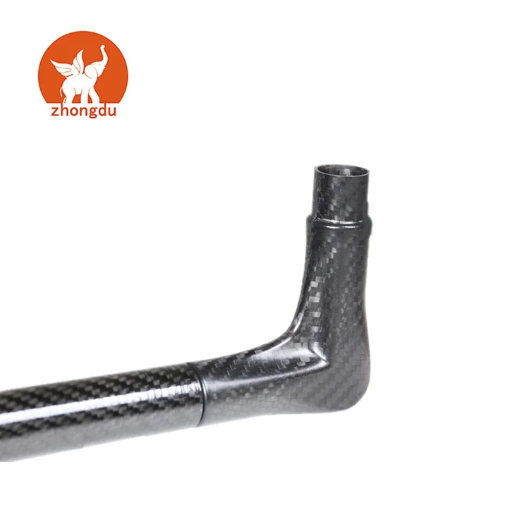 2 Tubes Fibre Carbone 500mm - Creux - Pour Drones Multicoptères - Diamètres 10x5mm à 11x9mm