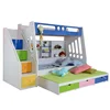 Dubai unfinished wooden separable kids cars bunk bed in lecong foshan china