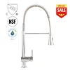 NSF61 single handle water saving sink spring pre-rinse kitchen faucet