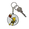 High Quality Custom Pvc Key Ring France 3d Sneaker Ostrich Honest Keychain