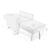 Hajj Season sofa bed or Hajj single sofa bed folding style living room furniture cheap sofa bed hospital use