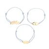 letter flower rubber heart shaped pressed bracelet handmade