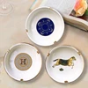 Luxury Ceramic Cigar Ashtray Windproof Custom Cigar Ashtray Table Top Ashtray