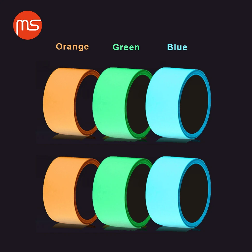 30 Feet Length Glow Tape Fluorescent Green Glow Tape in The Dark Glow Time Extended 8-10 Hours Rechargeable Waterproof Sticker
