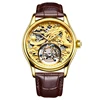 KOPECK Tourbillon Luxury Mens Watch Skeleton with Flying Tourbillon Movement Sapphire Dragon Zodiac Mechanical man gold watch