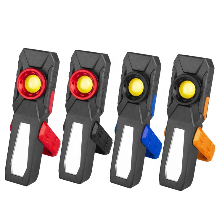 Super Bright Led Work Light with 3 magnets Portable Magnetic Flashlight with Hanging Hook