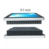 TOPONETECH 9.7 inch bezel-zero widescreen LED wall mounted touch screen computer for commercial automation machines
