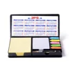 Leather hard cover Custom sticky notes with calendar