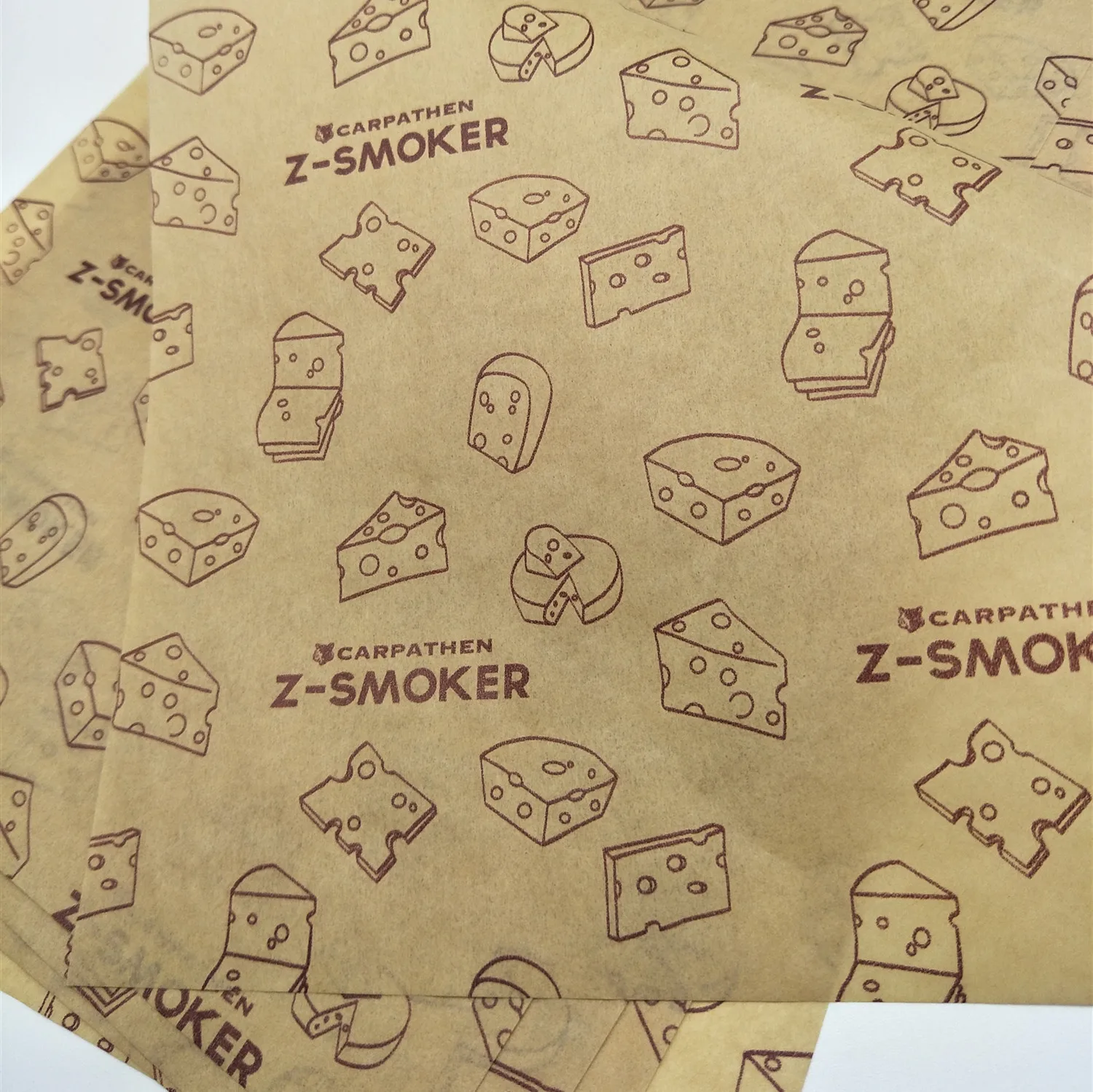 
Best Selling Food Grade Custom Printed Unbleached Greaseproof Cheese Butter Wrapping Paper 