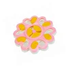 Newly Issued Dog Cats Bowl Flowers Shape Pet Feeder