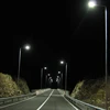 Camera pole mounting poles cable