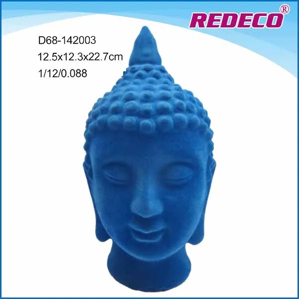 red resin laughing buddha