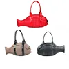 2019 latest design bags women fish shape space cotton handbag