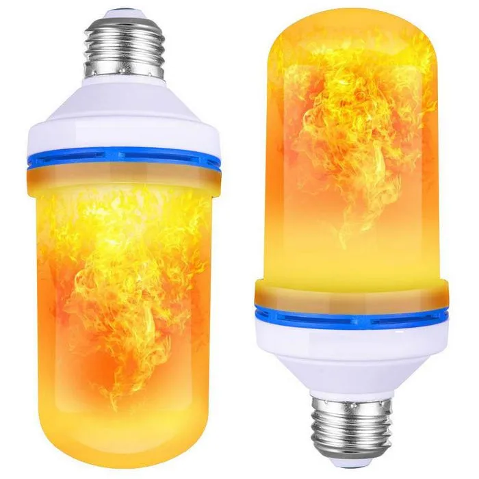 4 Modes with Upside Down Effect led flicker flame effect light bulb for Decoration