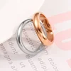 4mm width silver and rose gold stainless steel ring set best discount stainless steel couple jewelry